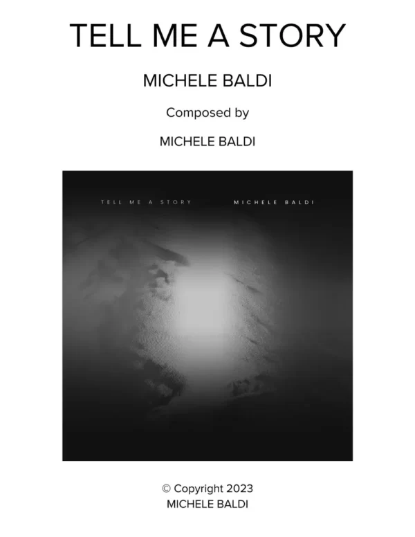 Tell Me A Story - Michele Baldi - Wistful Hands Piano Sheet Music - Product Image
